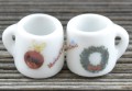 61422 Miniaturowy kubek ceramiczny bombka i stroik