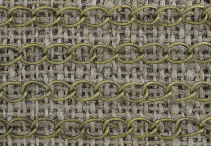 [11102] Łańcuszek pancerka 6*4mm w kolorze brązu