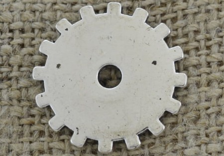 [312218] Element ozdobny steampunk tryb w kolorze srebrnym 20mm