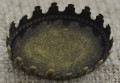 [10214] Ozdobna baza broszki w kolorze brązu na kaboszon 25*18mm