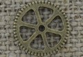 Element ozdobny steampunk tryb kolor brąz 15mm