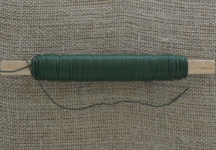 [670104] Drut florystyczny zielony 0,7mm 100gram