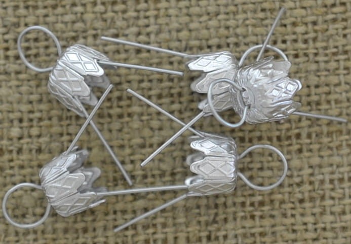  [60439] Haczyki zawieszki do bombek 8mm srebrne