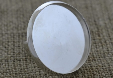 [50351] Baza pierścionka srebrna na kaboszon 27mm