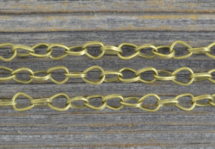 11135 Łańcuszek ozdobny anchor w kolorze brązu