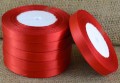 [812005] Wstążka satynowa 12mm 32mb czerwona