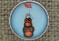 31843 Nap z kaboszonem z obrazkiem sowy piramida 18mm