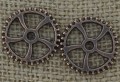 Element ozdobny steampunk tryb w kolorze miedzi 18mm