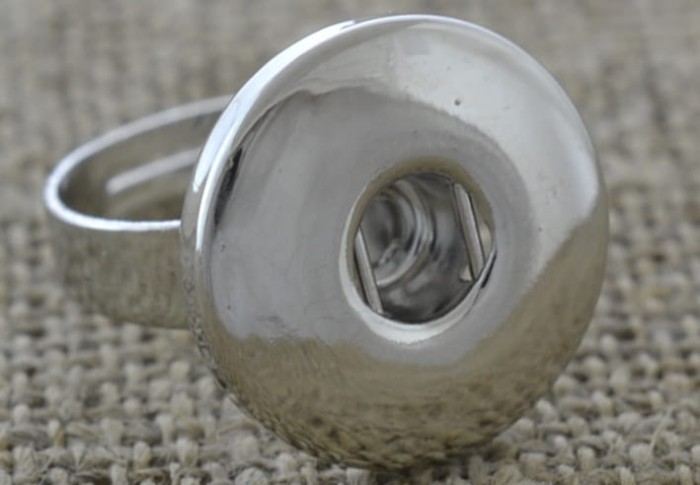 50349 Klasyczna baza pierścionka z tarczą na napy 6mm