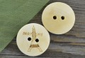 87315 Guzik drewniany ozdobny PARIS 3szt