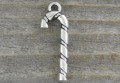 ś0776 Zawieszka laska cukrowa 26*9,5mm w kolorze starego srebra 3szt