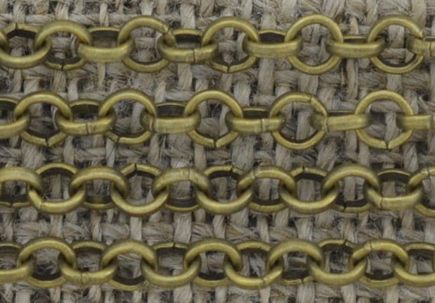  [11120] Łańcuszek rollo 3,4mm w kolorze brązu