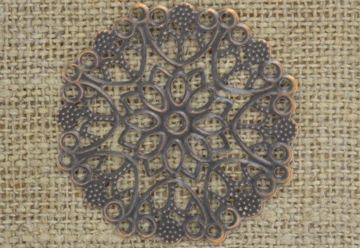  [-1220] Element ozdobny ażur miedziany 50mm