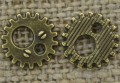[112106] Element ozdobny steampunk tryb w kolorze brązu 15mm