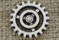 [312227] Element ozdobny steampunk tryb w kolorze srebrnym 18mm