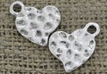  {307323} Zawieszka mała serduszko w kolorze srebrnym