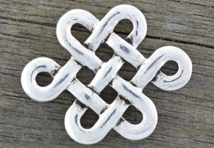 31232 Element ozdobny łącznik w kolorze starego srebra