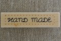  73505 Stempelek prostokątny 70*20mm z napisemHAND MADE 