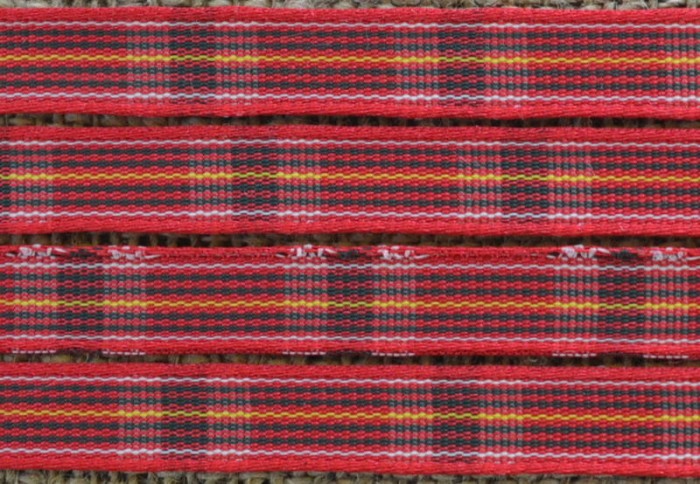 0066116 Wstążka rypsowa czerwona 8mm 1metr