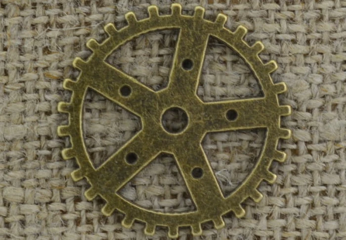  [112126] Element ozdobny steampunk tryb w kolorze brązu 25mm