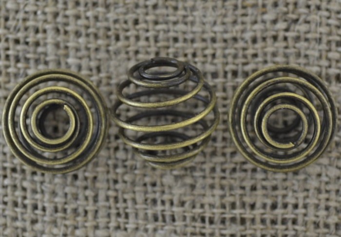 11293 Element ozdobny sprężynka w kolorze brązu