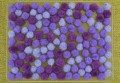 [59408] Pompony poliestrowe 1cm 120 sztuk fioletowe