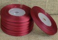 [86R011] Wstążka rypsowa 6mm 22mb burgundowa