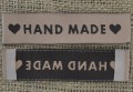  [05501] Metki do wszywania "HAND MADE" serce