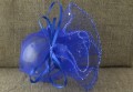1060281 Woreczek z organzy 25cm granatowy 2szt