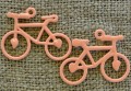 -0724 Zawieszka mała rower w kolorze morelowym