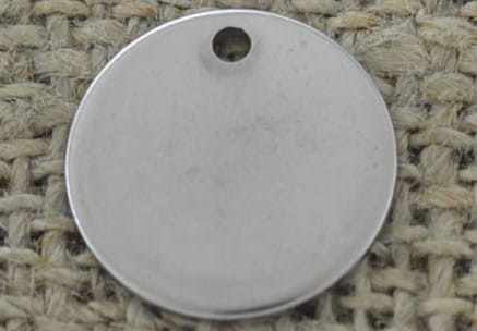 [307386] Zawieszka ze stali nierdzewnej okrągła 13mm