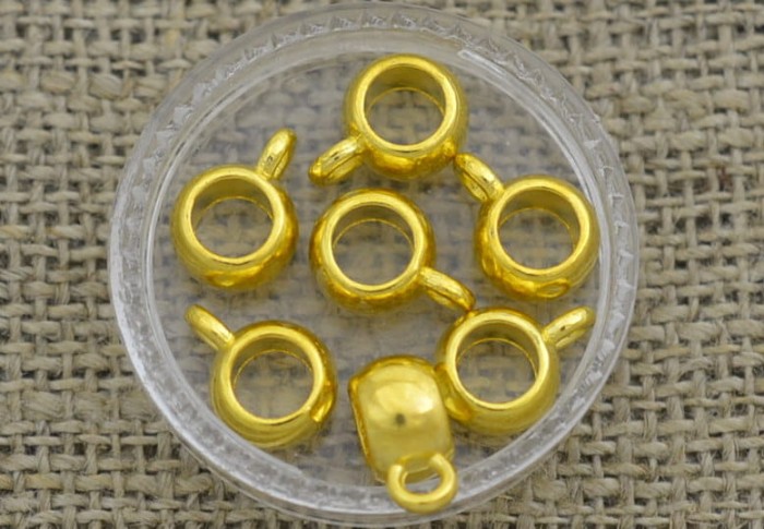 [27154] Krawatka modułowa w kolorze złotym