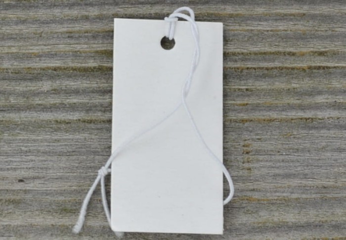 07112 Papierowe metki do biżuterii 10szt