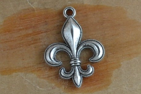 {30791} Zawieszka ozdobna retro w kolorze starego srebra 3szt