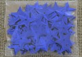  [55542] Cekiny łamane gwiazdki niebieskie 15mm 120 sztuk
