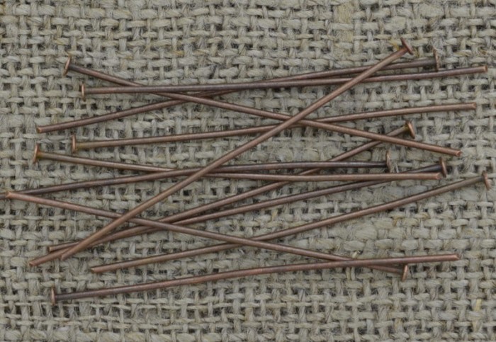 [-0908] Szpilki biżuteryjne miedziane 45mm 60szt