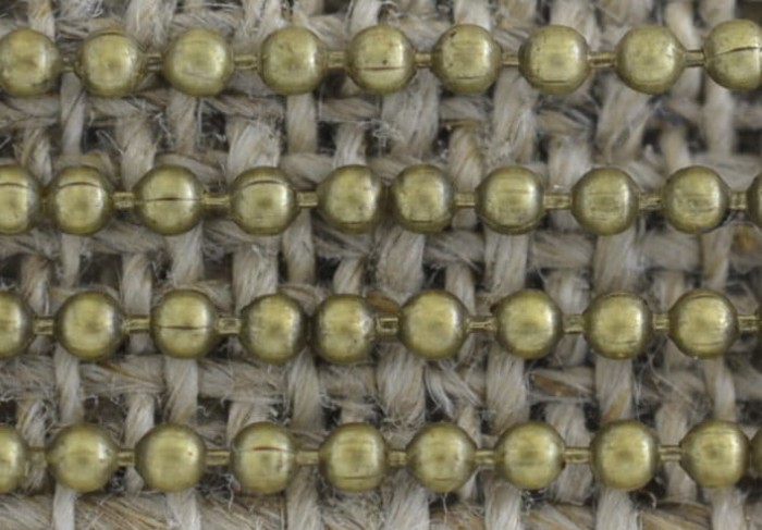 [11115] Łańcuszek kulkowy 1,5mm w kolorze brązu