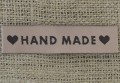  [05501] Metki do wszywania "HAND MADE" serce