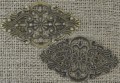 {11245} Element ozdobny filigranowy w kolorze brązu 55*32mm