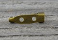 10203 Agrafka klasyczna 20mm w kolorze brązu 10 szt