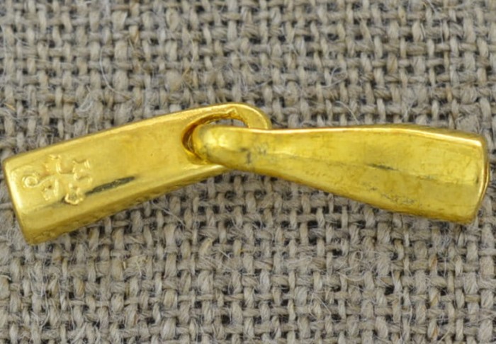 21511 Zapięcie ozdobne do wklejania w kolorze złotym