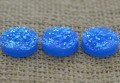 [046285] Kaboszon brokatowy druzy niebieski 12mm