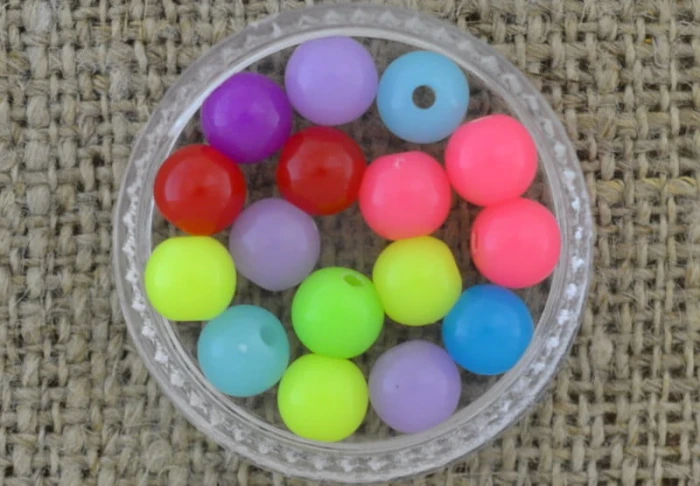 [702428] Koralik akrylowy perełka 6mm mix kolorów 20szt