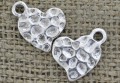  {307323} Zawieszka mała serduszko w kolorze srebrnym