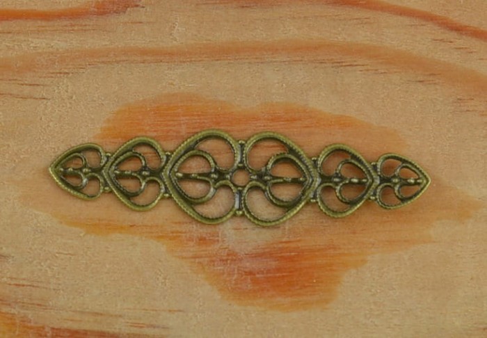 Element ozdobny wyginany serduszka