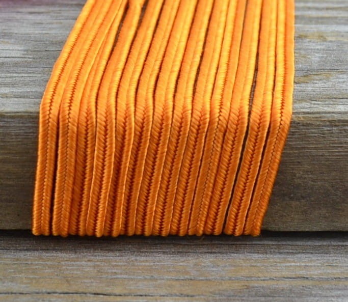 61605 Sznurek sutasz PEGA 3mm pomarańczowy 2m