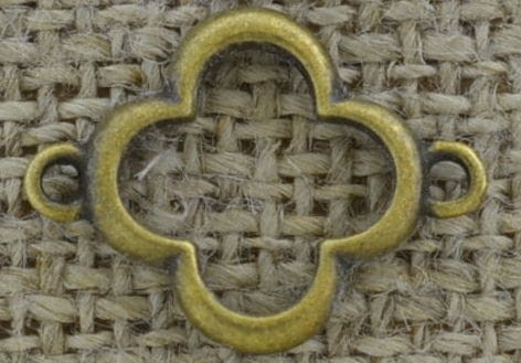 [112138] Element ozdobny łącznik kolor brąz