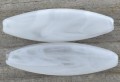 702457 Koralik akrylowy imitacje kamieni naturalnych 40*12mm biały