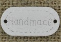 [87306] Łącznik drewniany biały "Handmade"