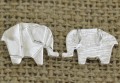 [307447] Zawieszka mała słoń origami w kolorze srebrnym